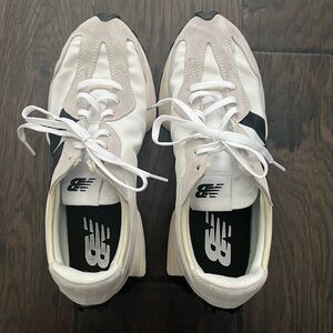 Two pair of New Balance 327 sneakers